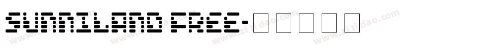 Sunniland FREE字体转换